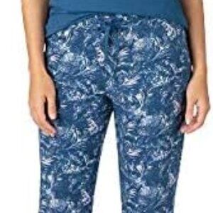 Eddie Bauer Women's Ladies' 4-Piece PJ Set, Sleepwear LG Blue